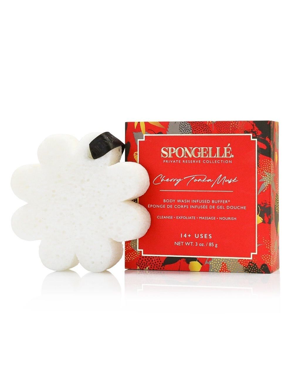 Spongelle Cherry Tonka Musk | Boxed Flower
